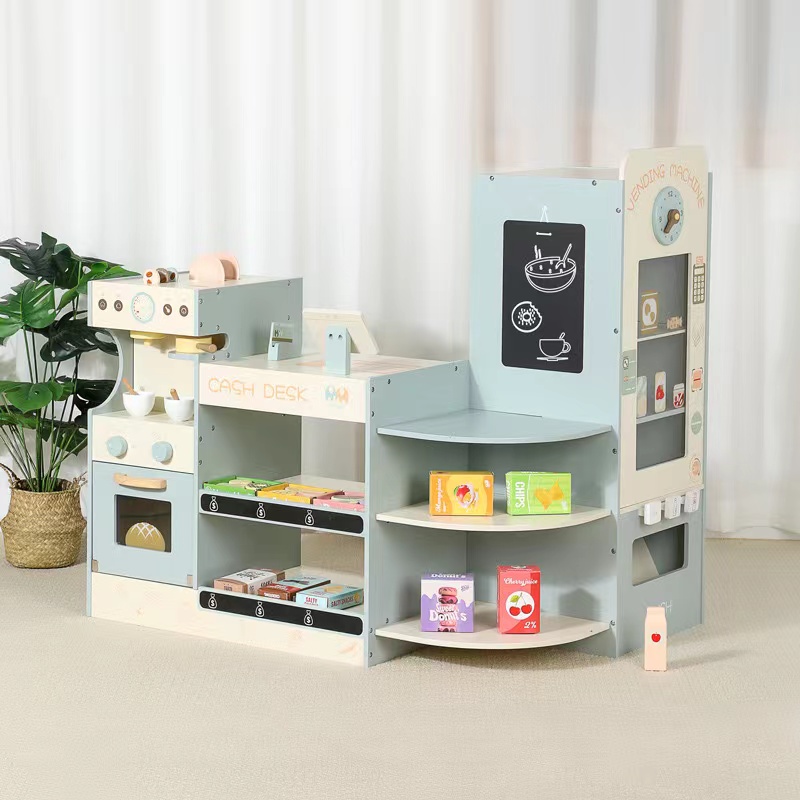 Kids Wooden Grocery Store Play - đánh giá và giá Toy Cash Register