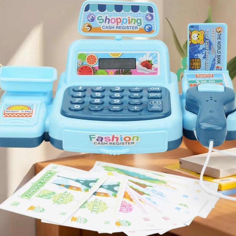 1Set Supermarket Cashier Elect - đánh giá và giá Toy Cash Register