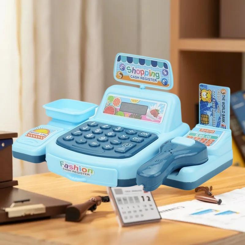 1Set Supermarket Cashier Elect - đánh giá và giá Toy Cash Register