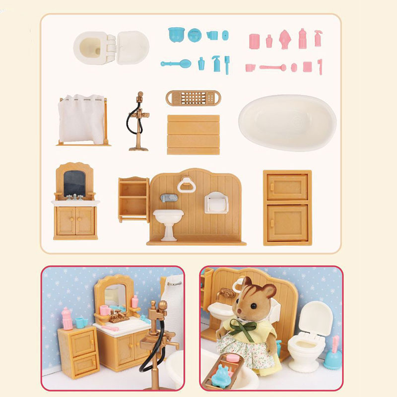 Dollhouse Miniature Gift box p - đánh giá và giá Kids Toys Kitchen Set