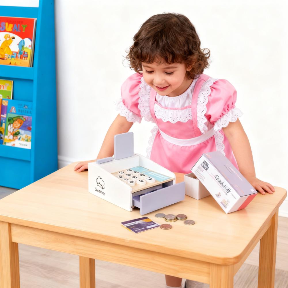 Wooden Kids Cash Register Pret - đánh giá và giá Toy Cash Register