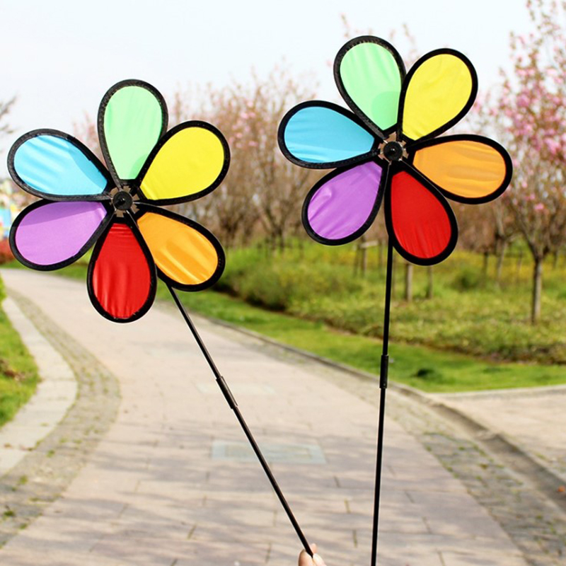 1PC Colorful Windmill Wind Spi - đánh giá và giá Kids Yard Toys