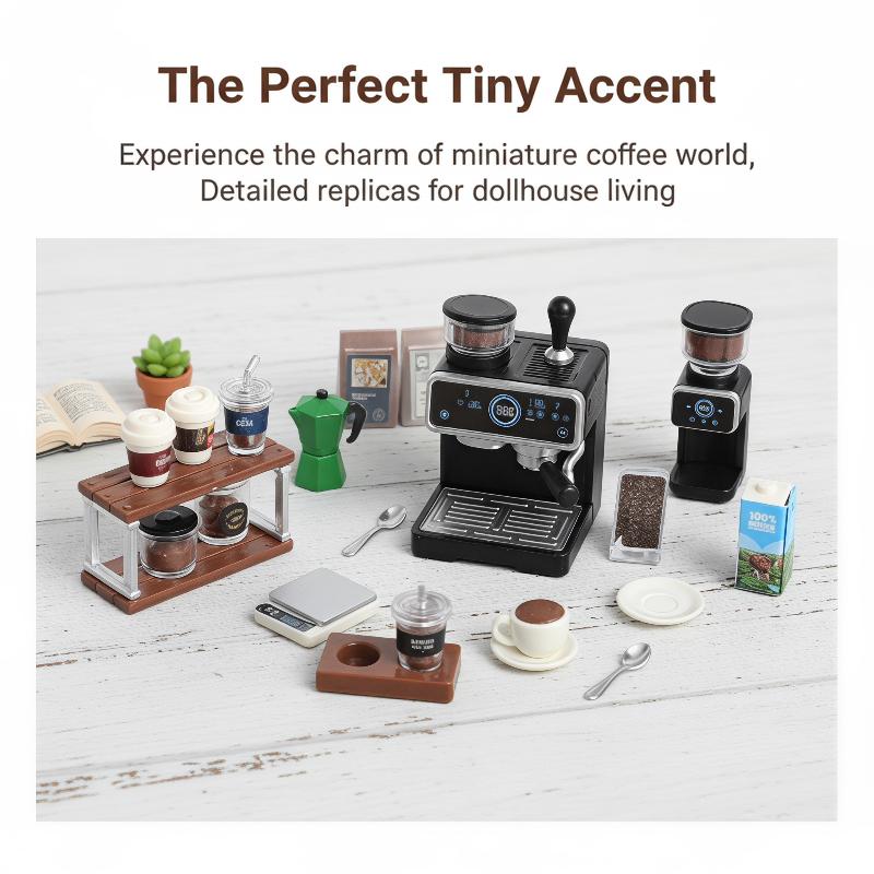 1:12 Dollhouse Miniature Coffe - đánh giá và giá Kids Toys Kitchen Set