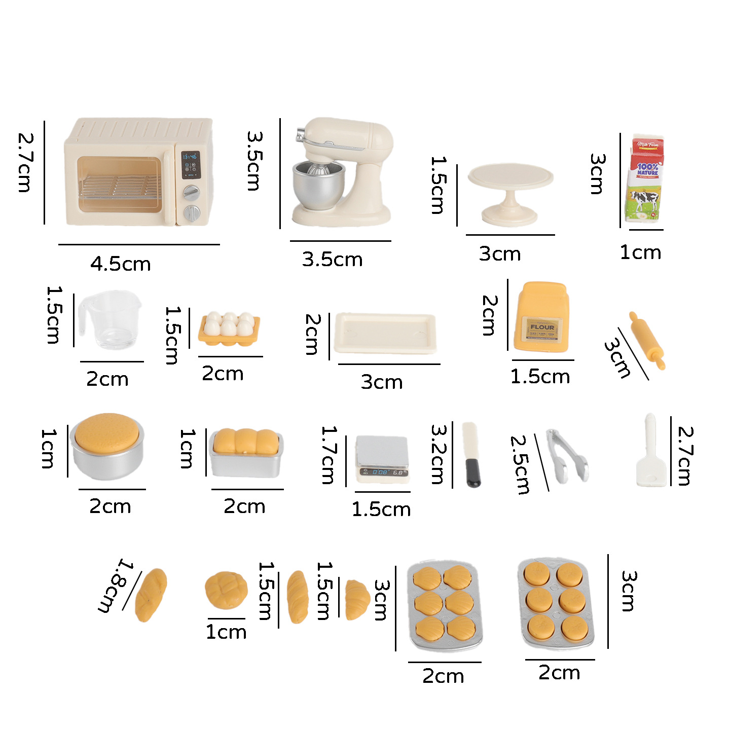 Mini Baking Time Pretend Play  - đánh giá và giá Kids Toys Kitchen Set