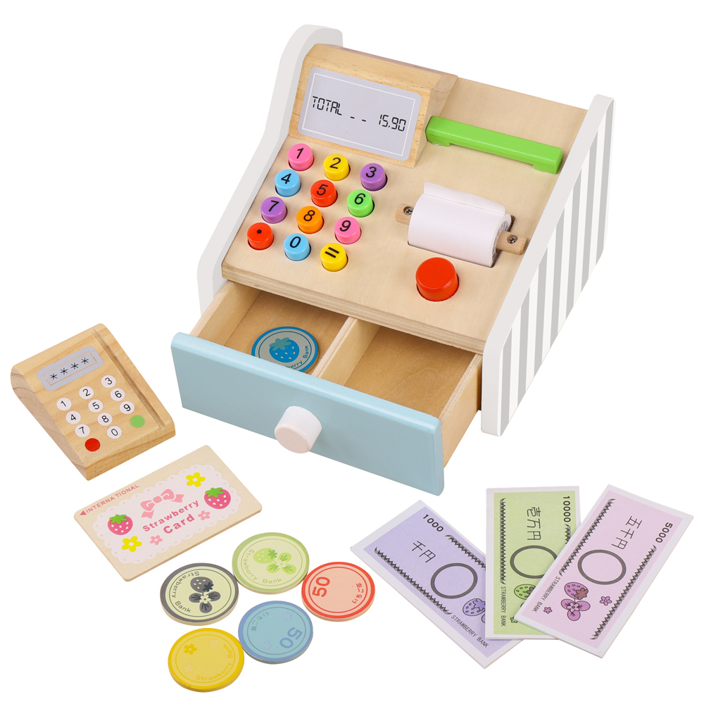 Wooden cash register Toys Chil - đánh giá và giá Toy Cash Register